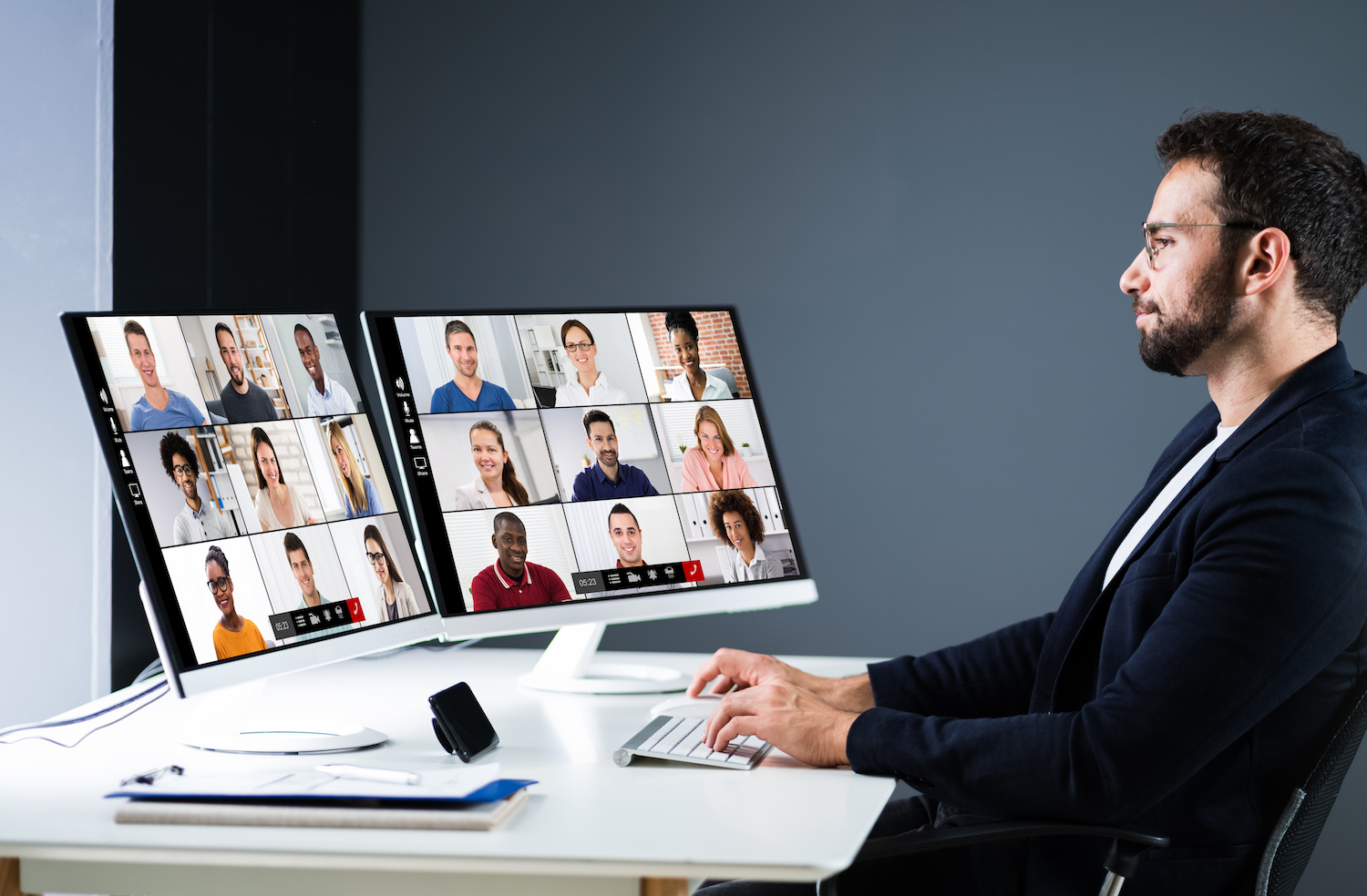 Online Video Conference Interview Meeting